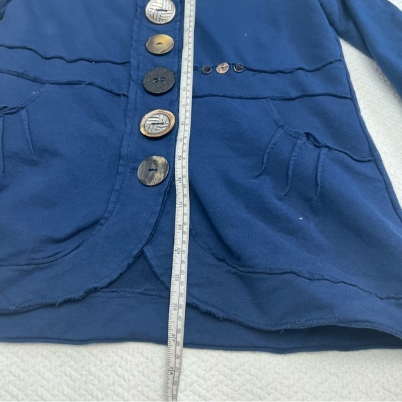 NEON Buddha Navy Blue Street Blazer Size S - Picture 9 of 11